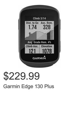 Costco Garmin edge 130 plus offer