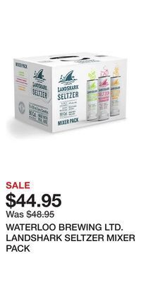 The Beer Store Waterloo brewing ltd. landshark seltzer mixer pack offer