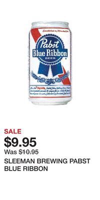 The Beer Store Sleeman brewing pabst blue ribbon offer