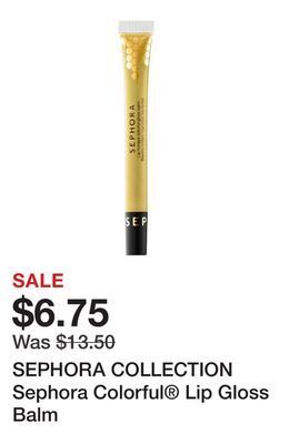 Sephora Sephora collection sephora colorful lip gloss balm offer