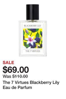 Sephora The 7 virtues blackberry lily eau de parfum offer