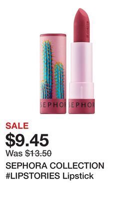 Sephora Sephora collection #lipstories lipstick offer
