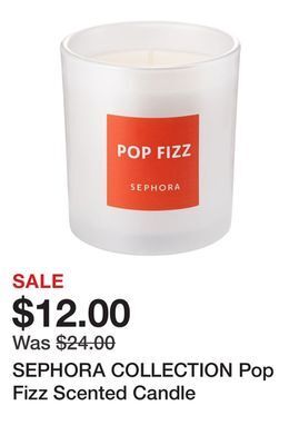 Sephora Sephora collection pop fizz scented candle offer