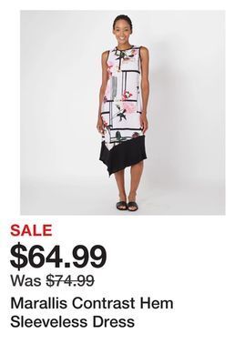 TSC Stores Marallis contrast hem sleeveless dress offer