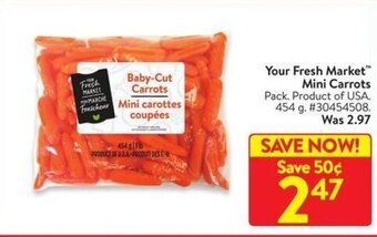 Walmart Your Fresh Market Mini Carrots offer