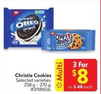 Walmart Christie Cookies offer