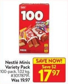 Walmart Nestlé Minis offer