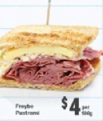 Quality Foods Freybe Pastrami offer