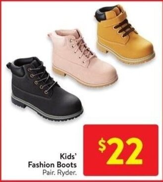 Walmart Kids' Fashion Boots offer