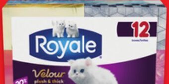 Walmart Royale 2- or 3-ply facial tissue offer