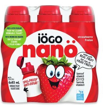 Walmart Iogö nanö drinkable yogurt offer