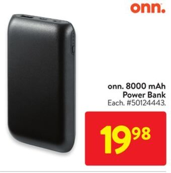 Walmart Onn. 8000 mah power bank offer