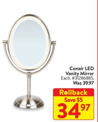 Walmart Conair led vanity mirror offer