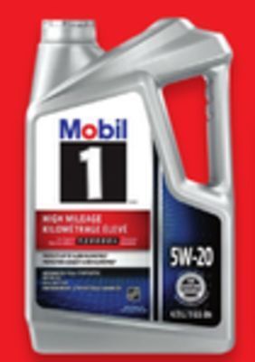 Walmart Mobil 1 full synthetic or high mileage engine oil offer