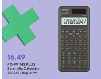 Staples Casio fx-991ms plus scientific calculator offer