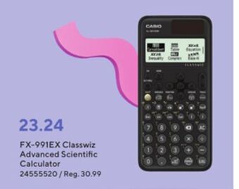 Staples Casio fx-991 cw classwiz advanced scientific calculator offer