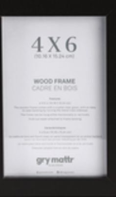 Staples Gry mattr wood photo frame without mat offer