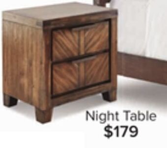 Leon's Nathan night table - brown offer