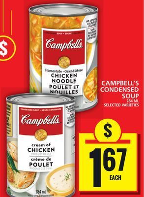 Food Basics Campbell's condensed soup offer