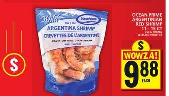 Food Basics Ocean prime argentinian red shrimp offer