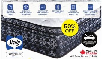 Leon's Sealy posturepedic plus sterling series - hugo medium eurotop queen mattress offer