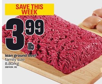 Independent Grocer Lean ground beef offer