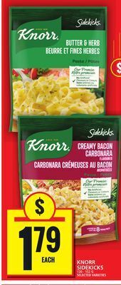Food Basics Knorr sidekicks offer