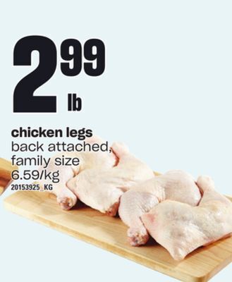 Independent Grocer Chicken legs offer
