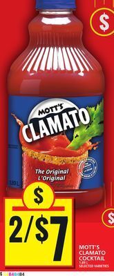 Food Basics Mott's clamato cocktail offer