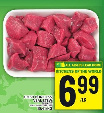 Food Basics Fresh boneless veal stew offer