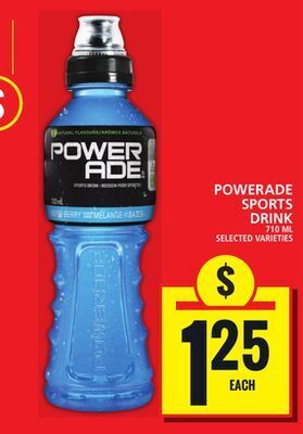 Food Basics Powerade sports drink offer