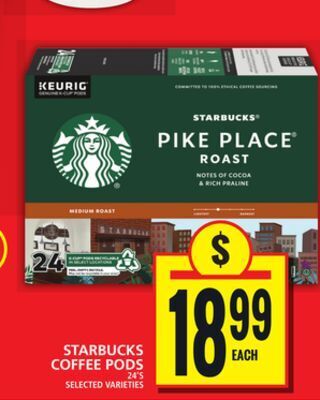 Food Basics Starbucks coffee pods offer