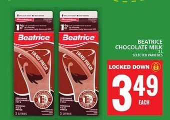 Food Basics Beatrice chocolate milk offer
