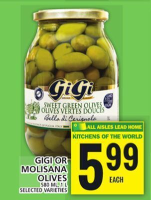 Food Basics Gigi or molisana olives offer