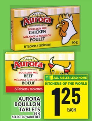 Food Basics Aurora bouillon tablets offer