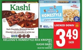 Food Basics Kellogg's homestyle rice krispies or kashi bars offer