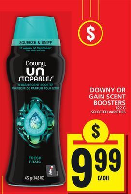 Food Basics Downy or gain scent boosters offer