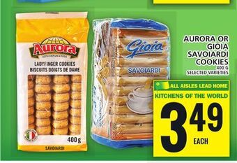 Food Basics Aurora or gioia savoiardi cookies offer