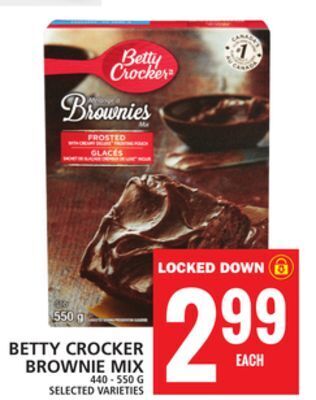 Food Basics Betty crocker brownie mix offer