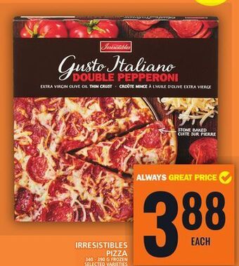 Food Basics Irresistibles pizza offer