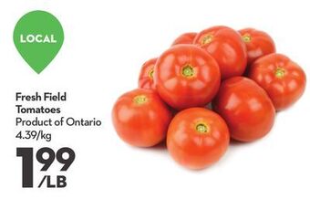 Longo's Fresh field tomatoes offer