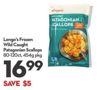 Longo's Longo's frozen wild caught patagonian scallops offer