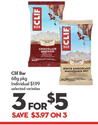 Longo's Clif bar offer