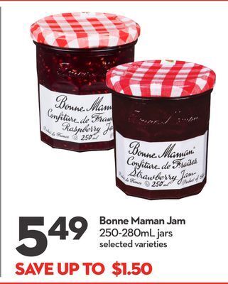 Longo's Bonne maman jam offer