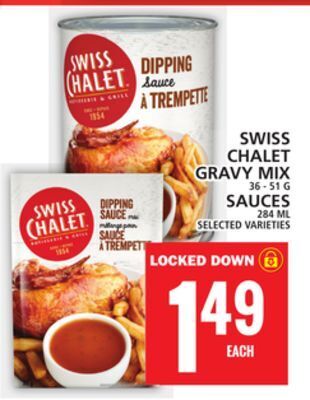 Food Basics Swiss chalet gravy mix or sauces offer
