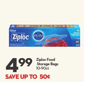 Longo's Ziploc food storage bags offer