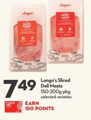 Longo's Longo's sliced deli meats offer