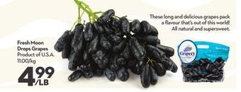 Longo's Fresh moon drops grapes offer