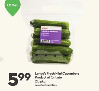 Longo's Longo's fresh mini cucumbers offer