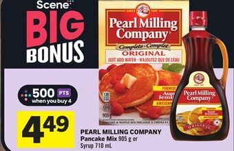 Foodland Pearl milling company pancake mix 905 g or syrup 710 ml offer